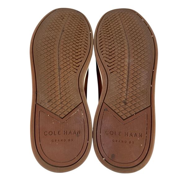 Cole Haan Grandpro Spectator Mens Brown Leather Low Top Lace Up Sneakers Shoes 8 - Picture 4 of 9